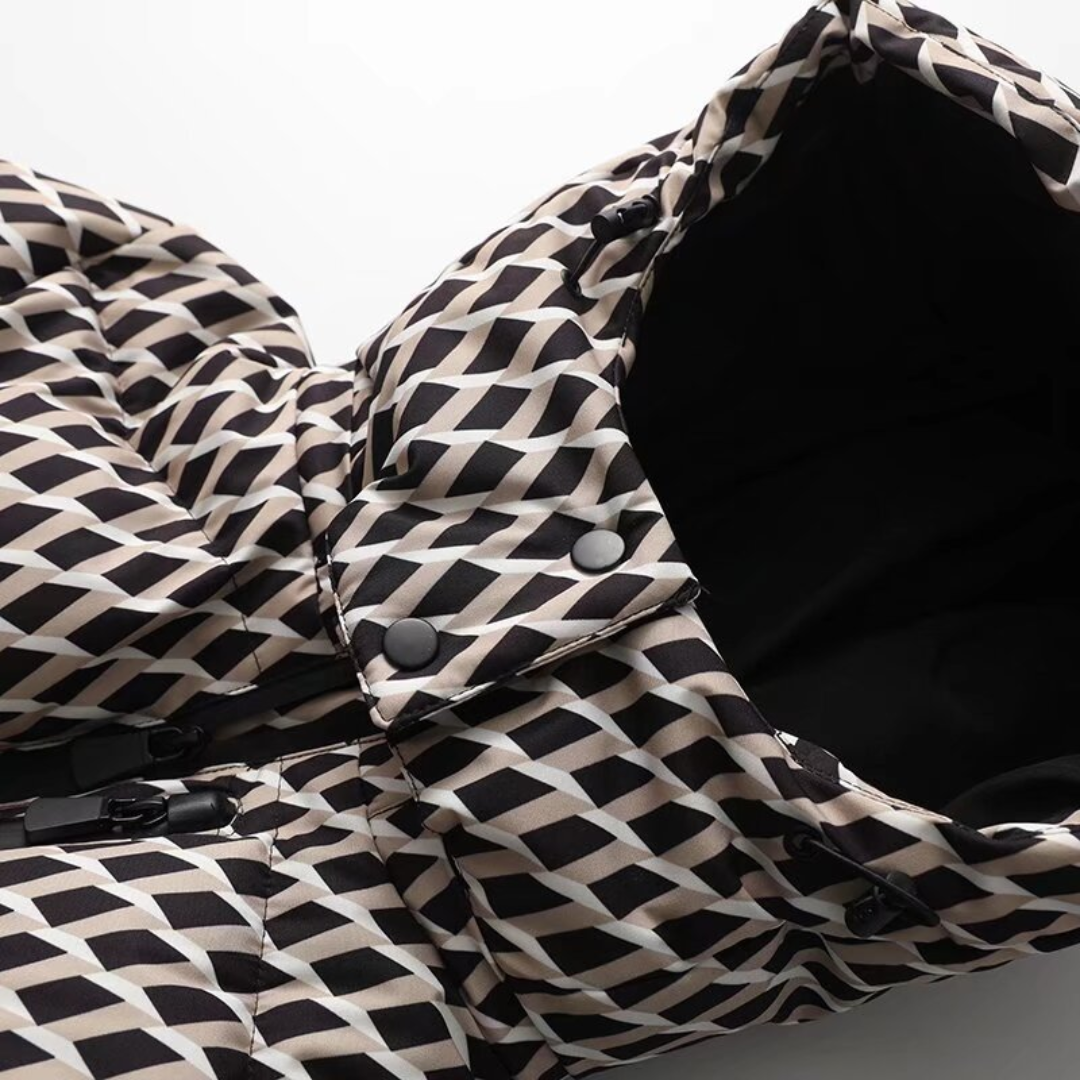 Women’s Stylish Down Puffer Jacket | Belted