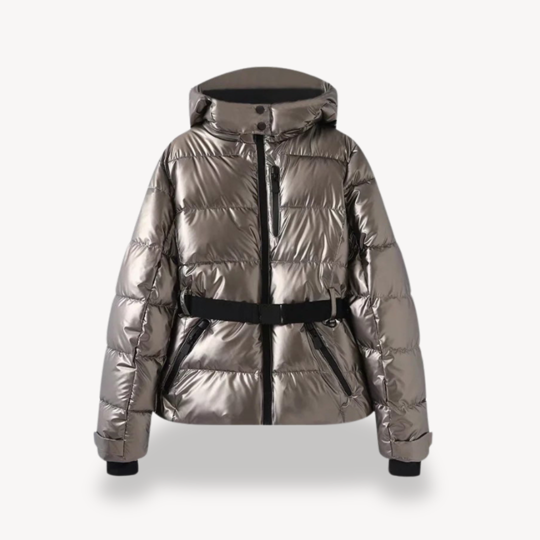 Women’s Stylish Down Puffer Jacket | Belted