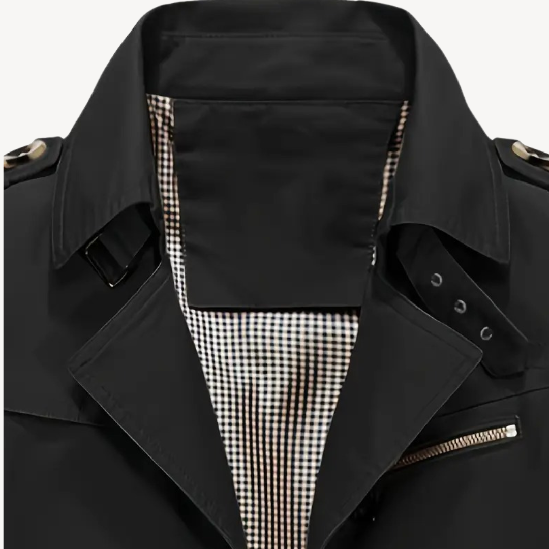Men’s Classic Trench Coat | Tailored Design