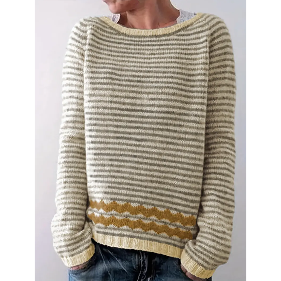 Women’s Cozy Striped Jumper | Long Sleeve