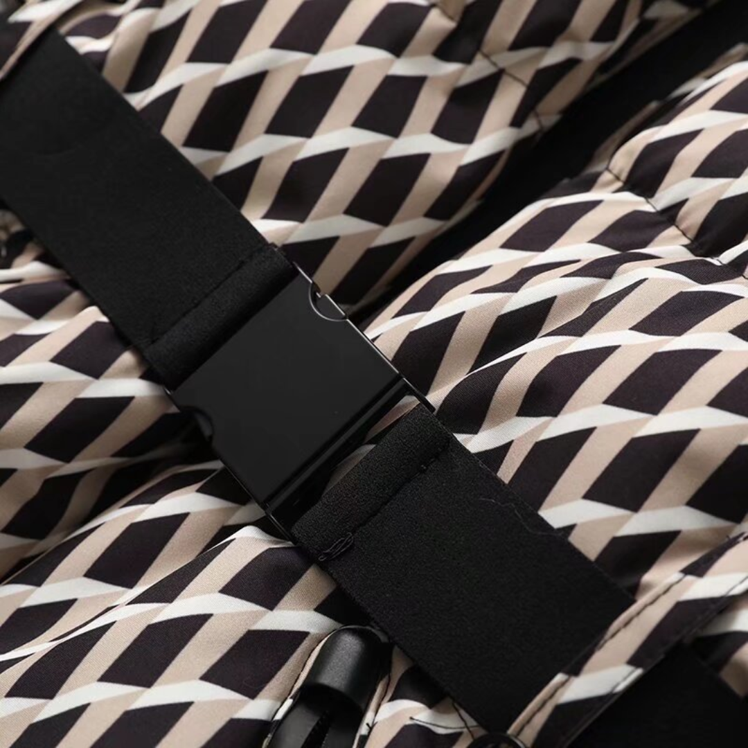 Women’s Stylish Down Puffer Jacket | Belted