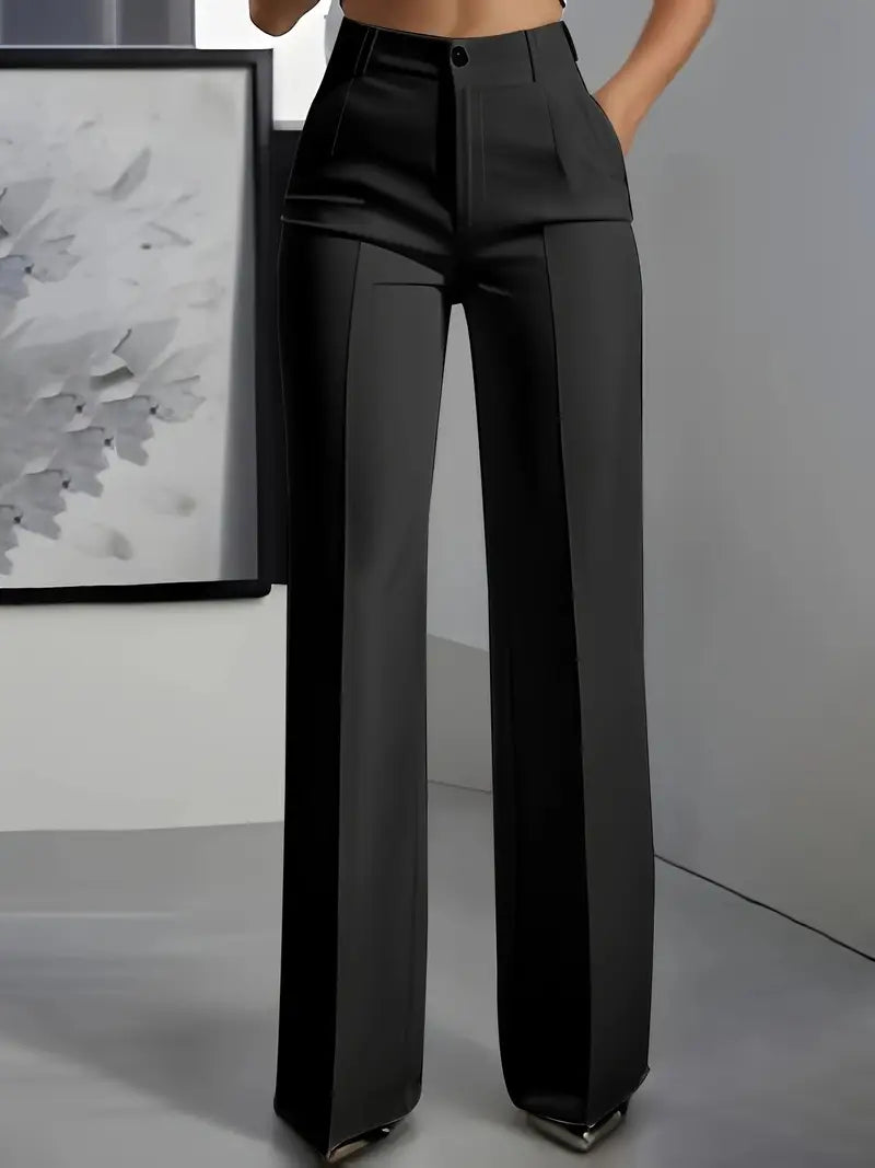 Women’s Formal Straight Leg Trousers | Straight Cut