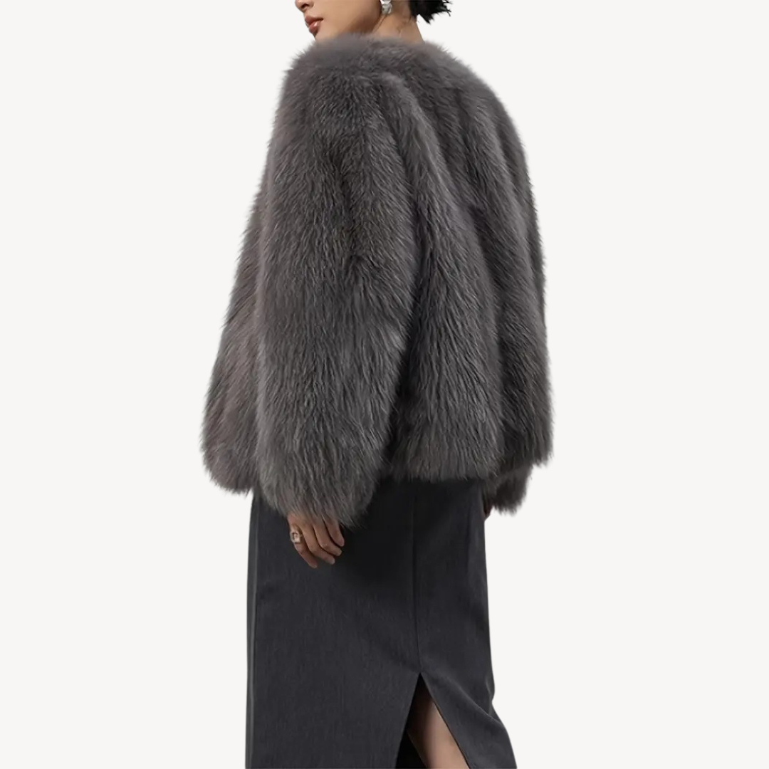 Women’s Modern Fur Coat | Winter Chic