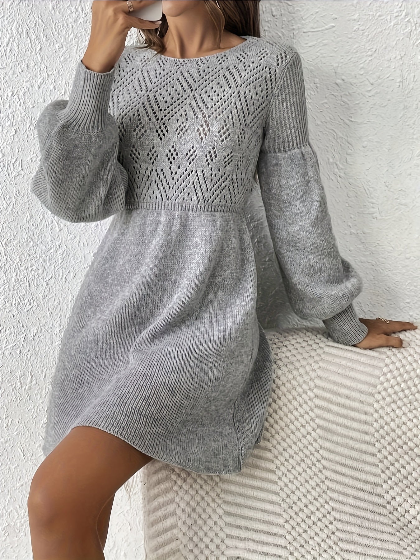 Women’s Refined Jumper Dress | Midi