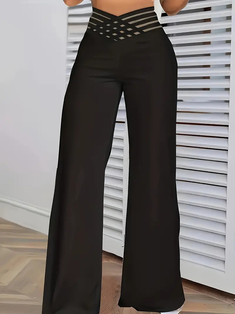 Women’s Stylish Wide Leg Trousers | High-Waist Silhouette