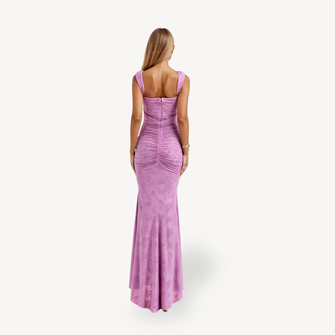 Women’s Fishtail Maxi Wedding Guest Dress | Chic