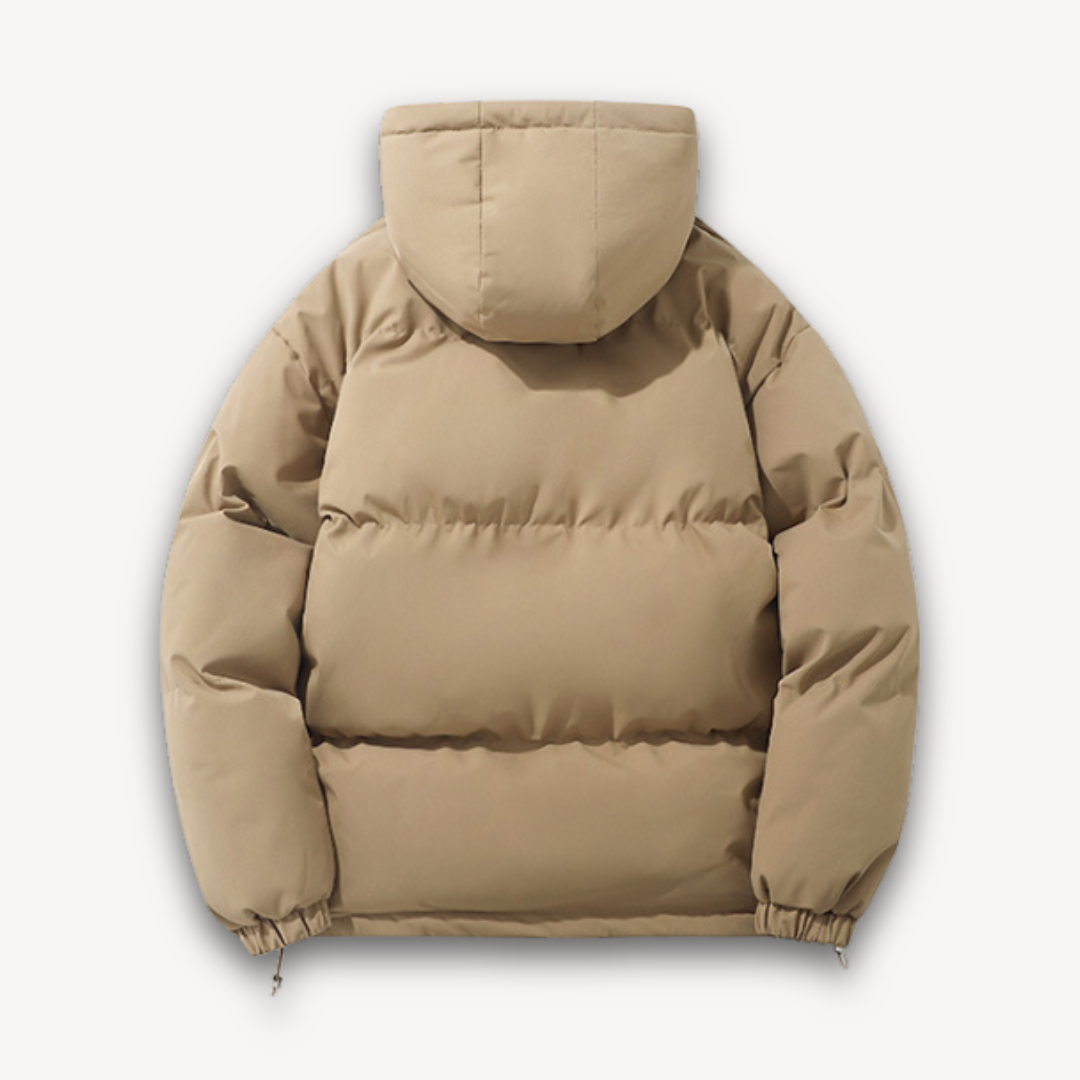 Men’s Puffer Jacket with Hood | Stylish Winter Outerwear