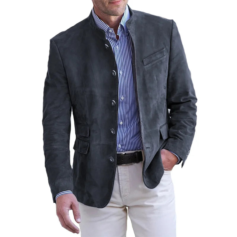 Men’s Structured Blazer Jacket | Layered Style