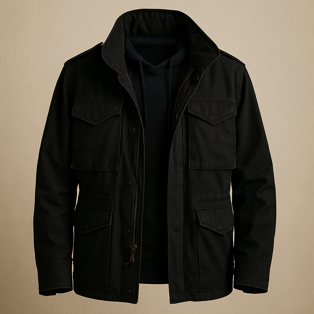 Men's Classic Military Style Jacket | Timeless Design
