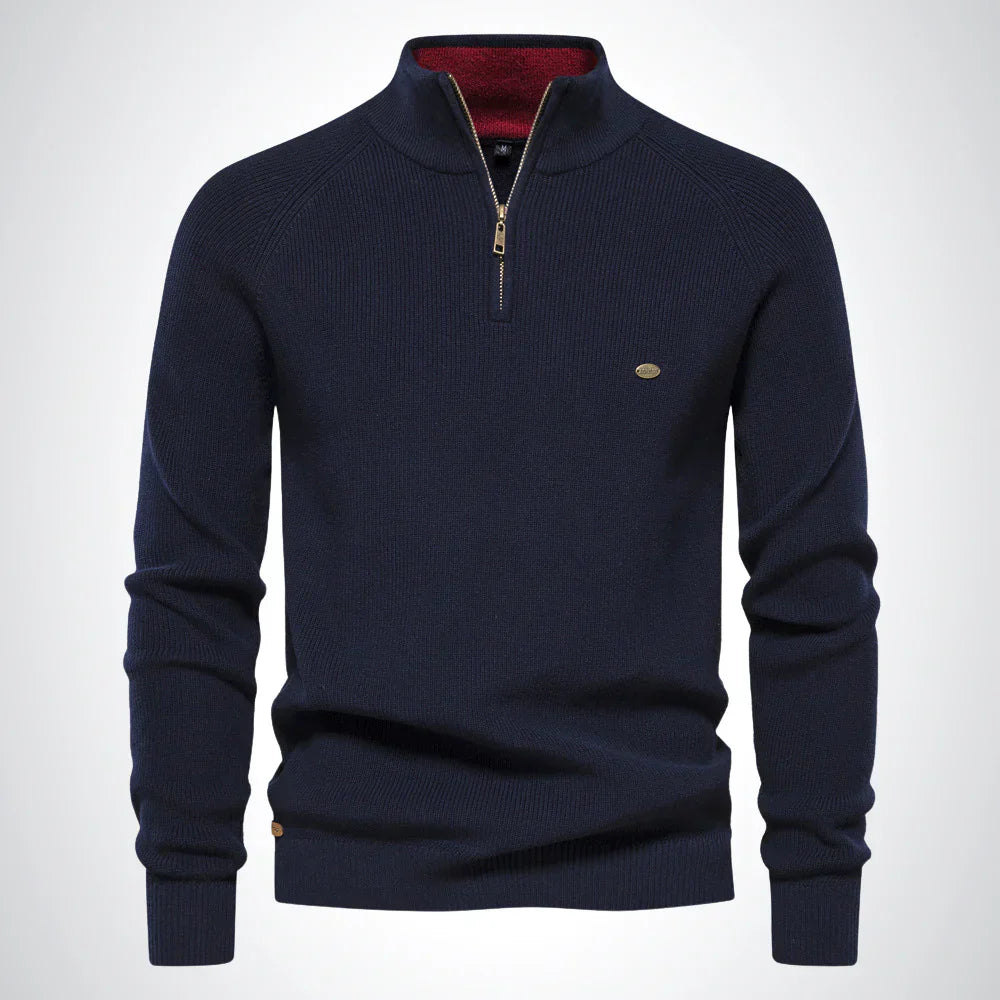 Men's Winter Half Zip Jumper | Casual