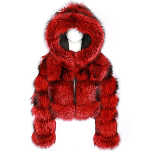 Women’s Stylish Fur Jacket | Chic