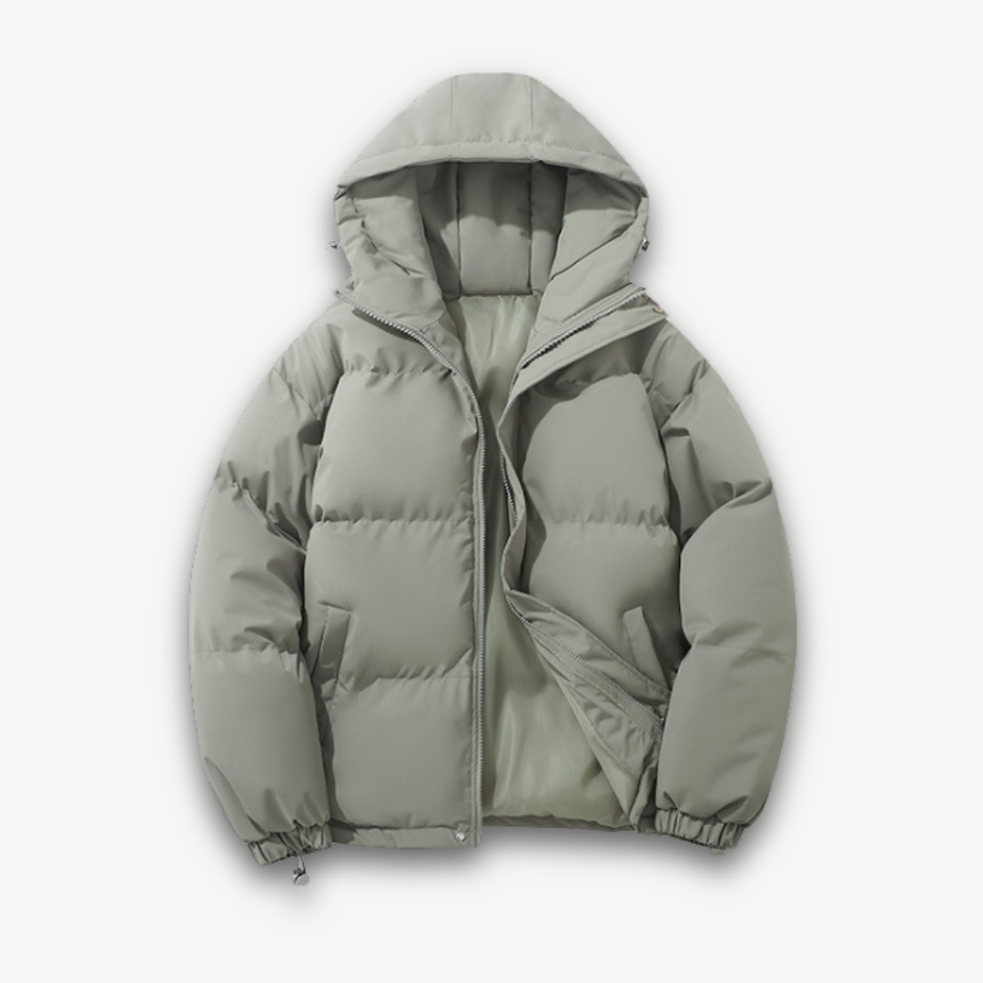 Men’s Puffer Jacket with Hood | Stylish Winter Outerwear