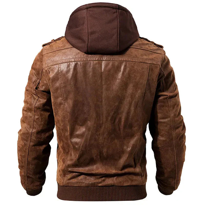 Men's Casual Jacket with Hood & Chest Pockets | Versatile