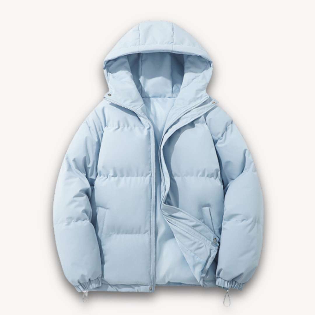 Men’s Puffer Jacket with Hood | Stylish Winter Outerwear