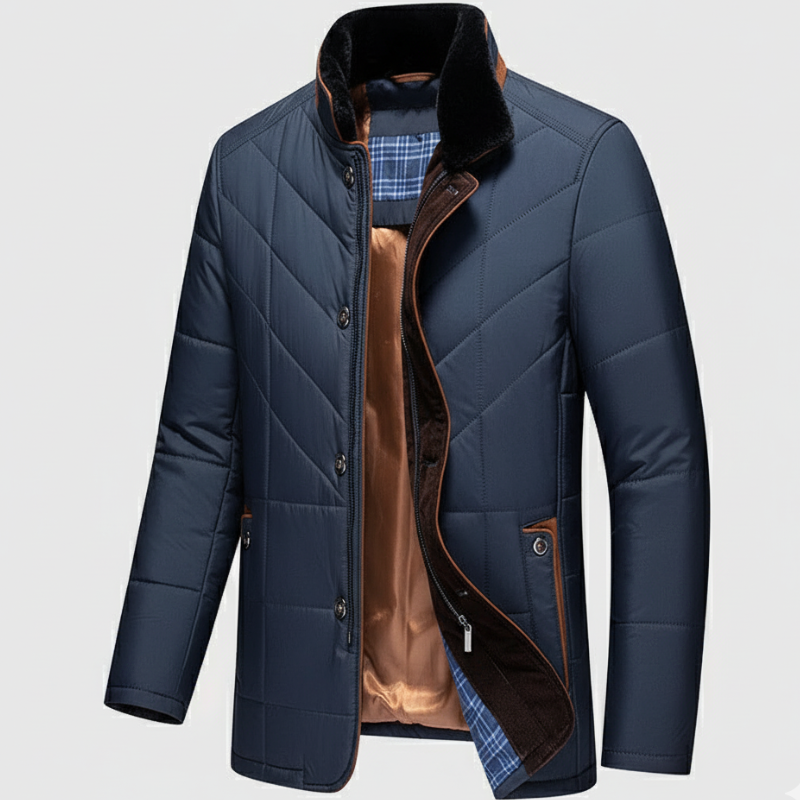Men’s Winter Jacket | Tailored Quilted Style