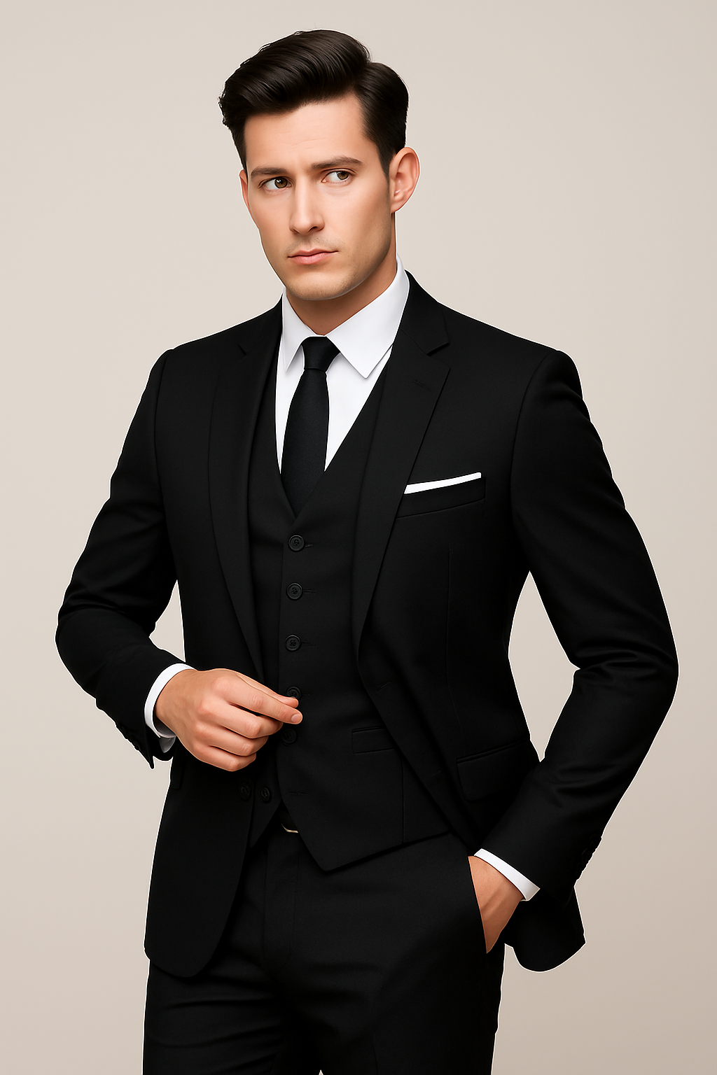 Men's Stylish Tailored Suit | 3-Piece