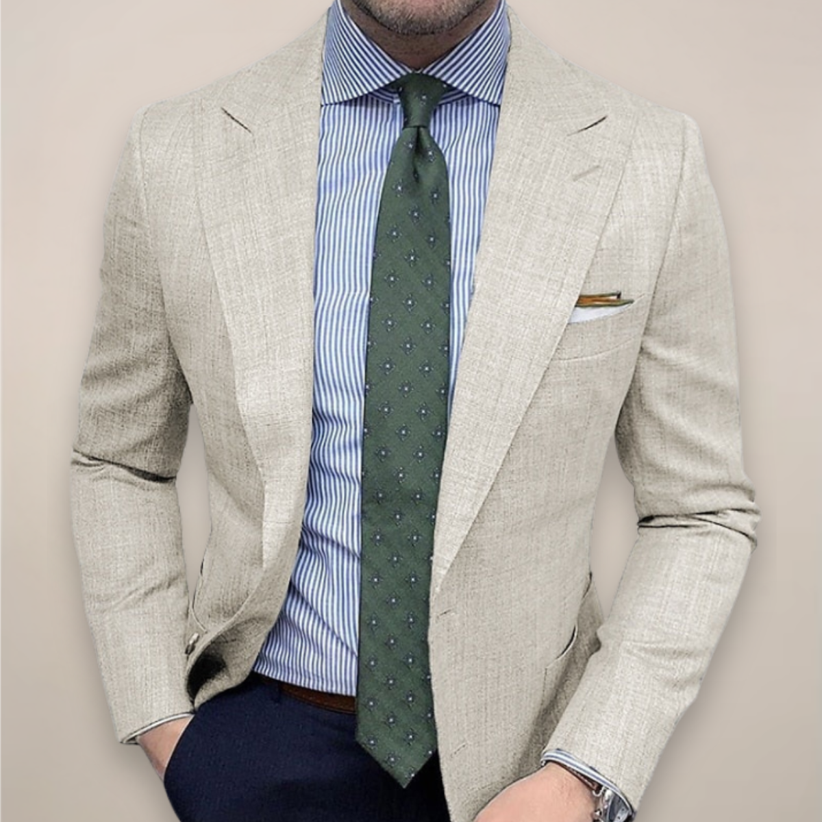 Men's Casual Blazer | Tailored Jacket for Work or Evening