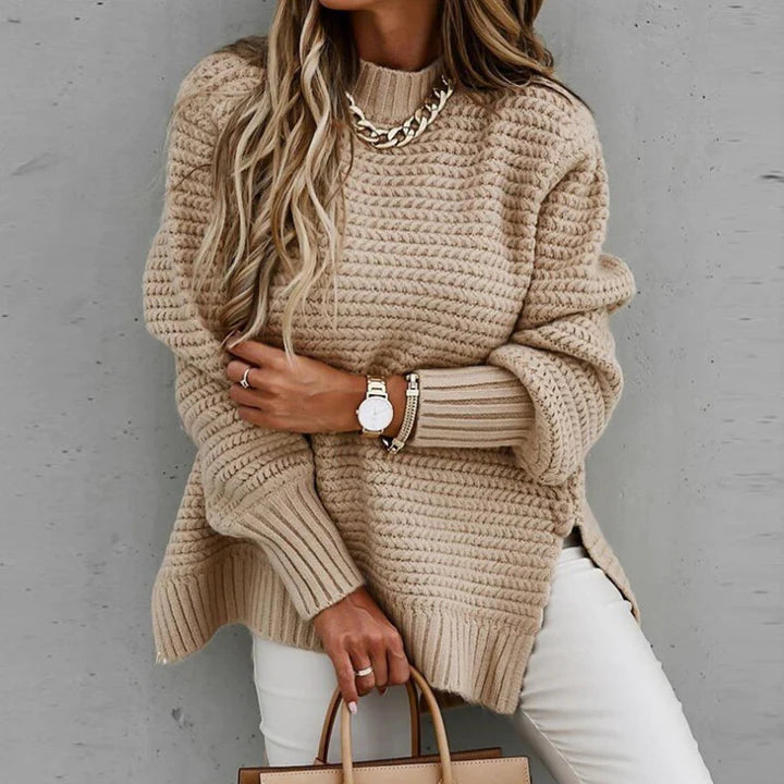Women’s Cozy Knitted Jumper | Oversized Style