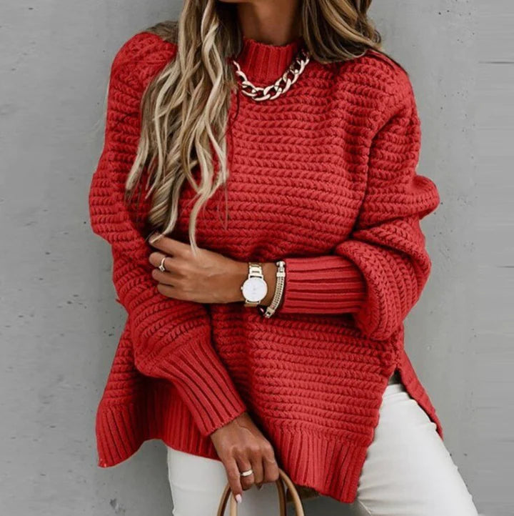 Women’s Cozy Knitted Jumper | Oversized Style