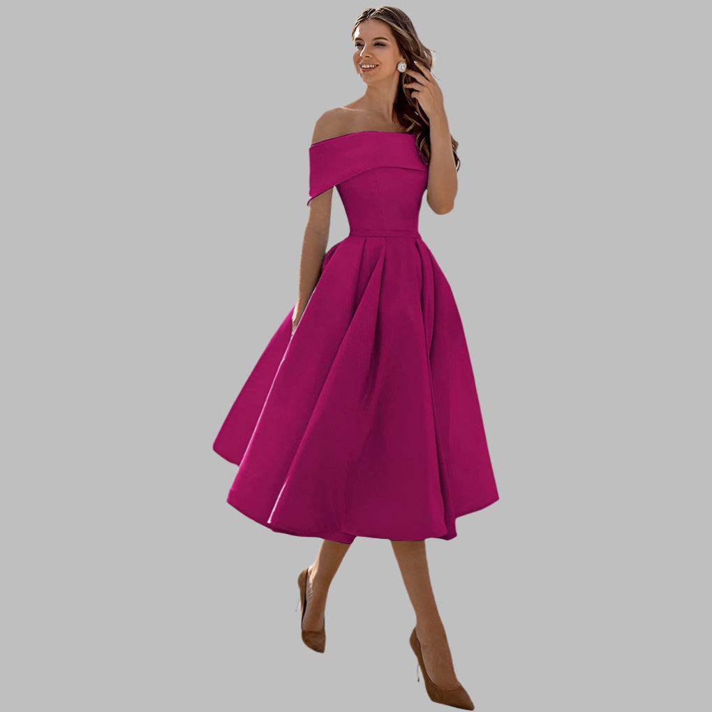 Women’s Off-the-Shoulder Prom Dress | Vintage