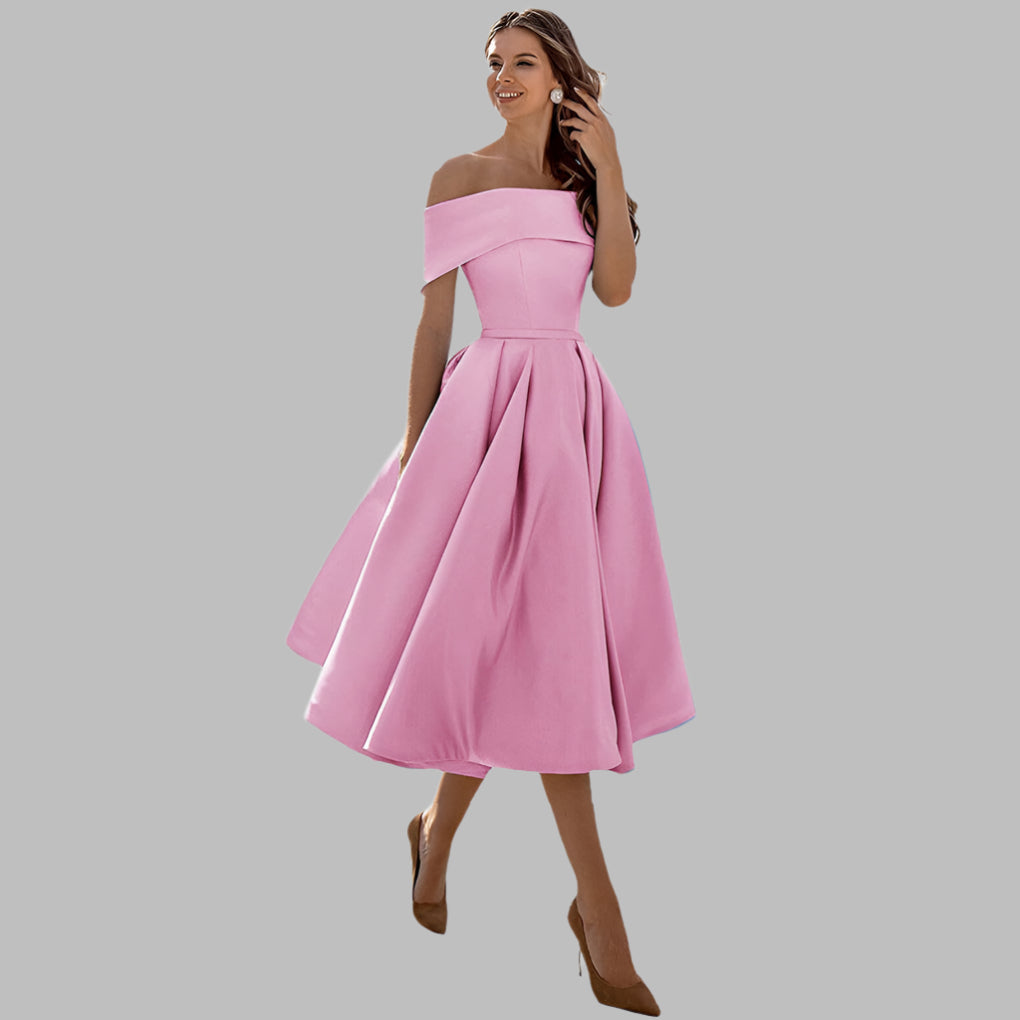 Women’s Off-the-Shoulder Prom Dress | Vintage