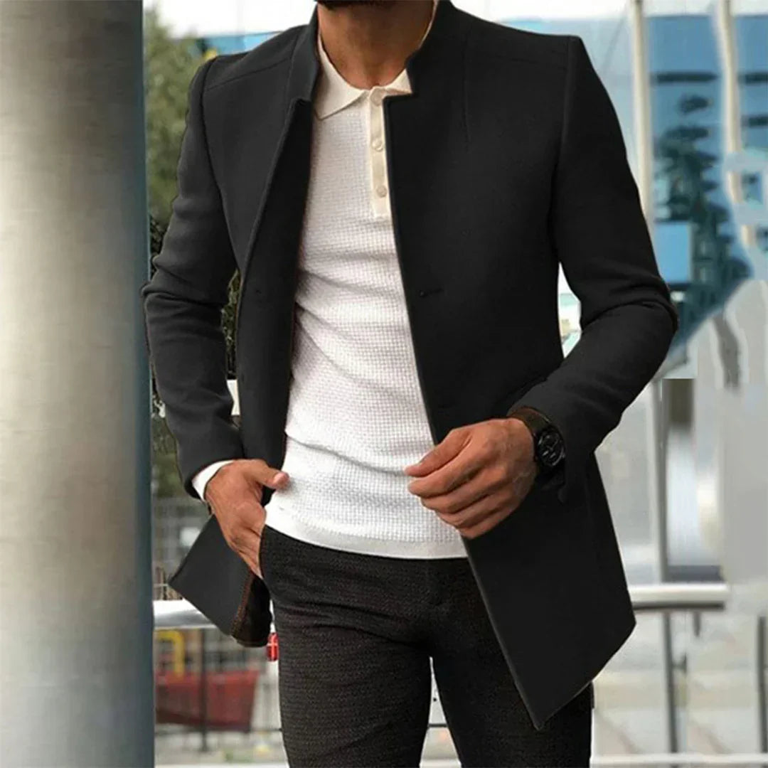 Men’s Structured Overcoat | Modern Accent