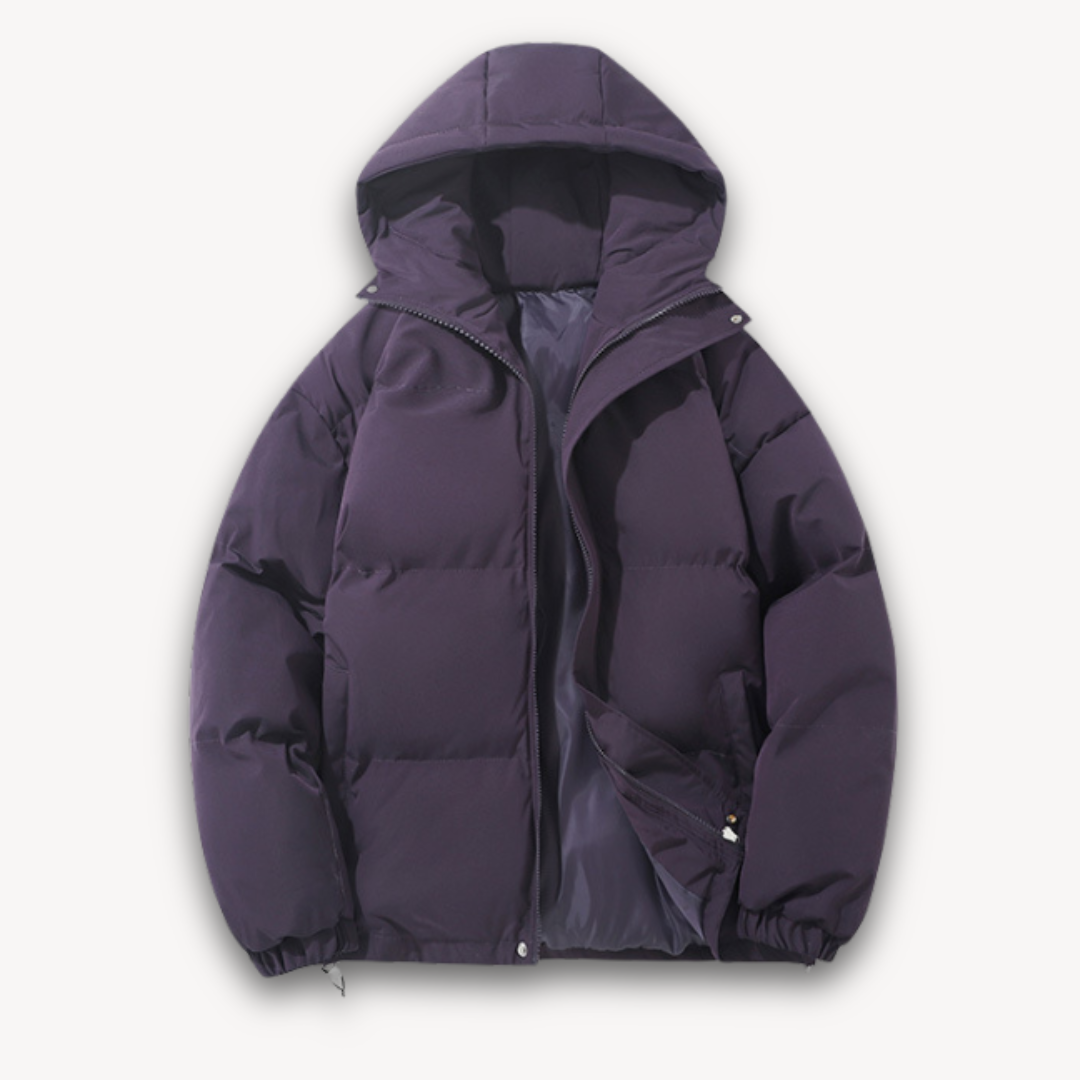 Men’s Puffer Jacket with Hood | Stylish Winter Outerwear