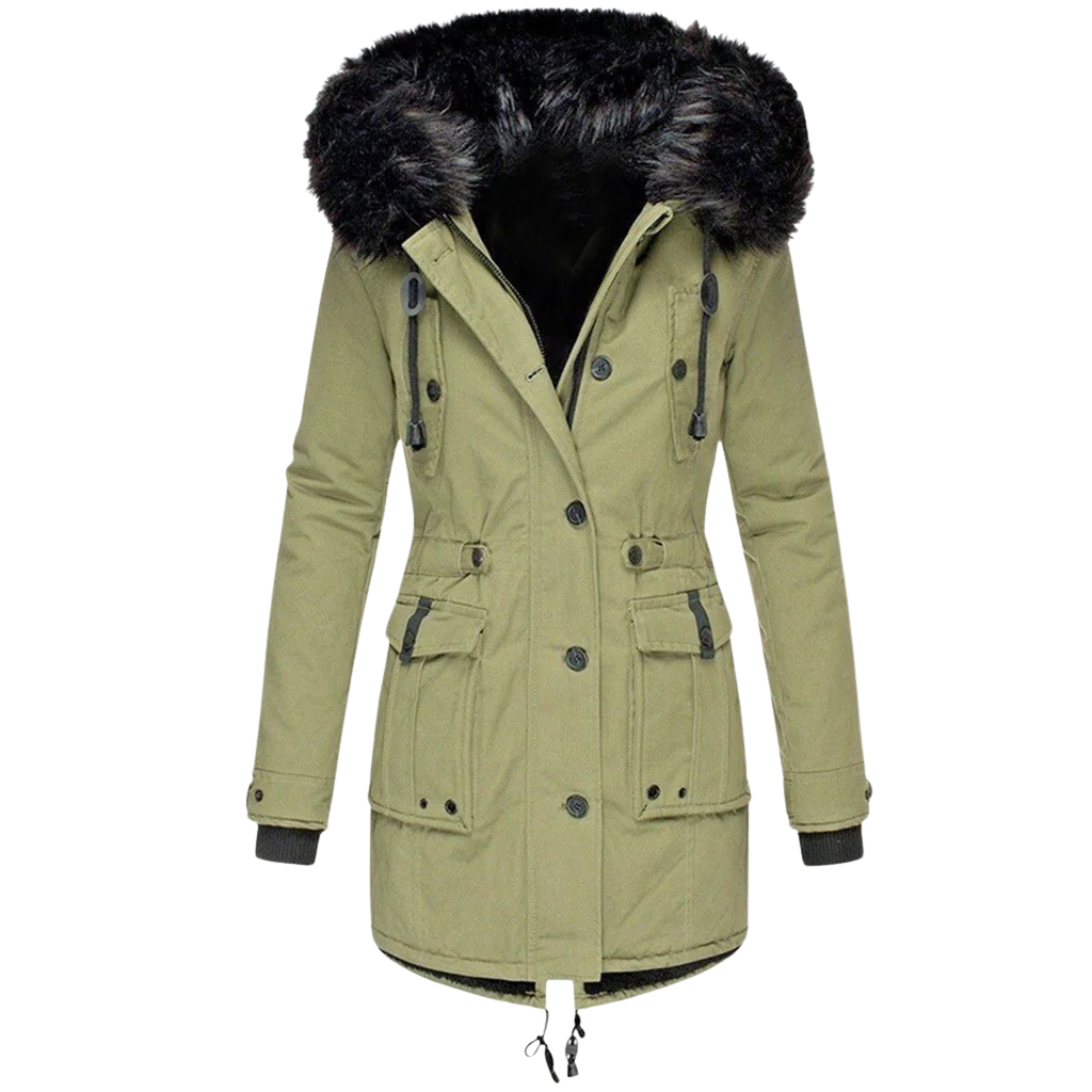 Women’s Stylish Winter Coat with Hood | Cozy