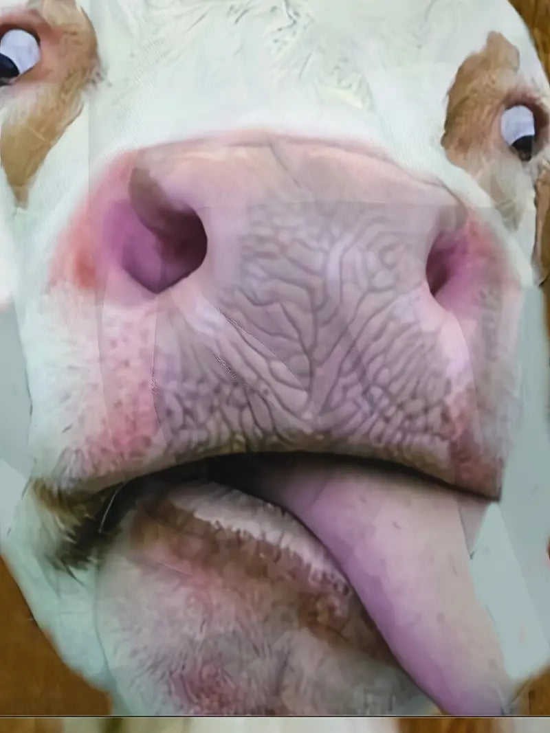 Men’s Casual Hoodies | Cow Print Design