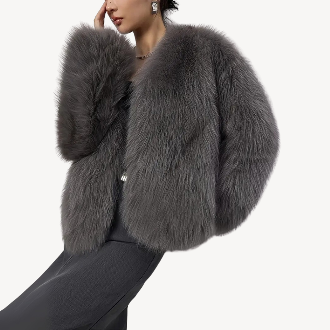 Women’s Modern Fur Coat | Winter Chic