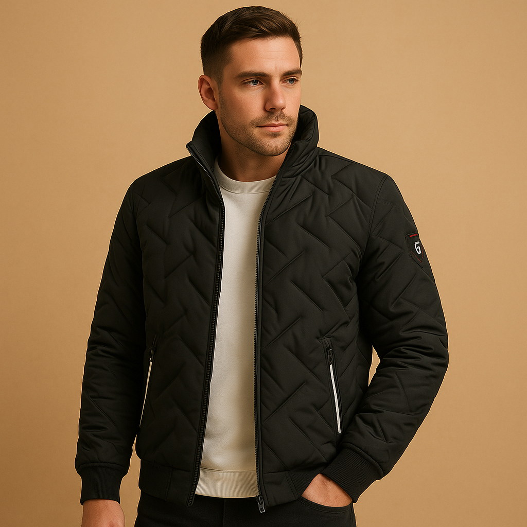Men’s Stylish Padded Puffer Jacket | Classic Winter Coat