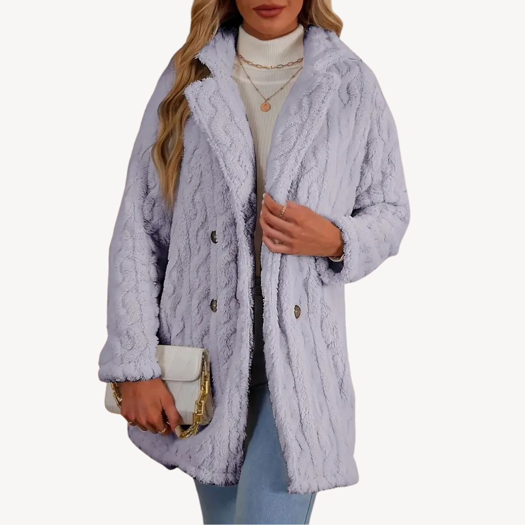 Women’s Stylish Winter Fur Coat | Chic