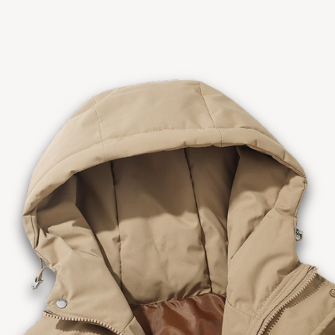 Men’s Puffer Jacket with Hood | Stylish Winter Outerwear