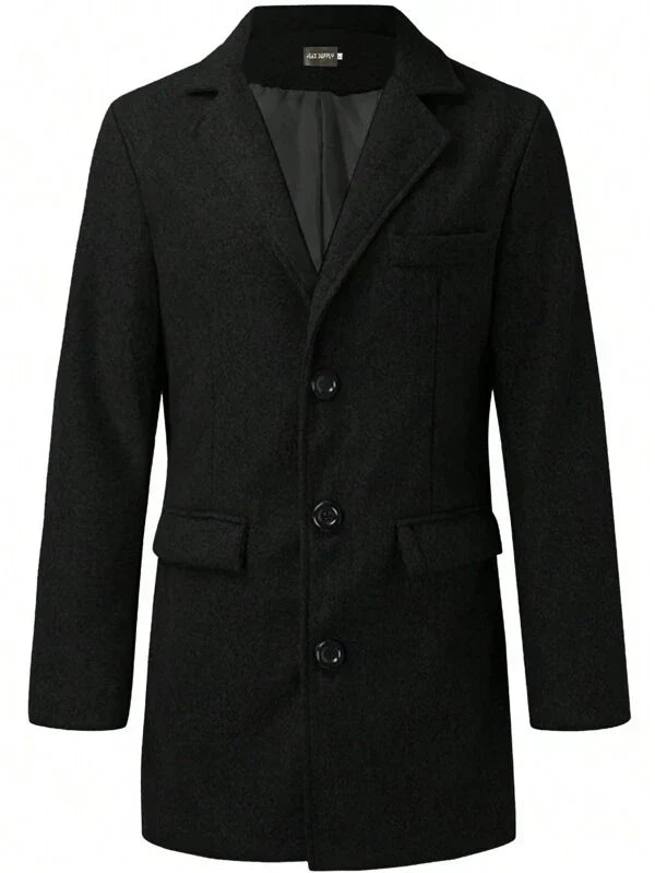 Men’s Classic Lapel Coat | Timeless