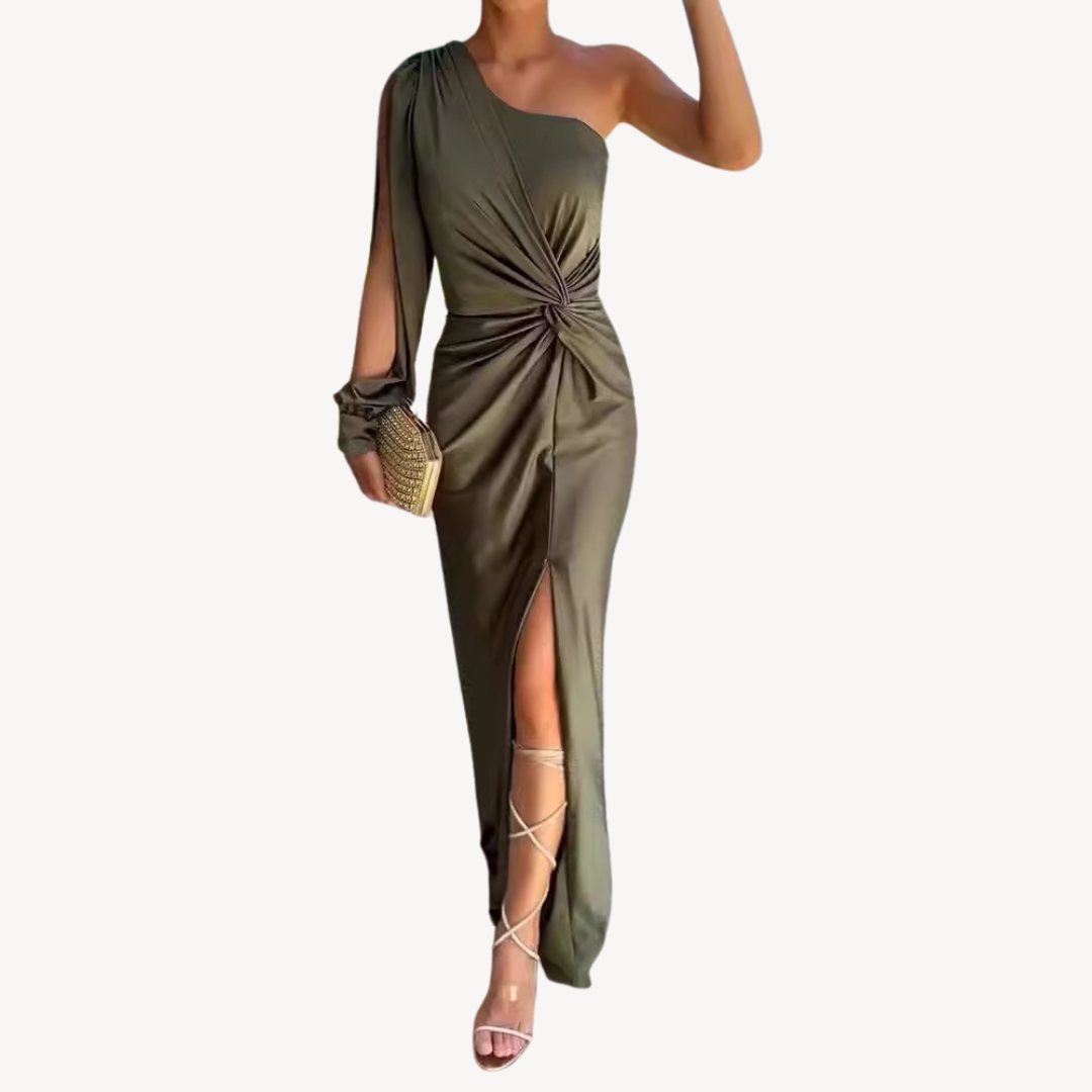Women’s One-Shoulder Wedding Guest Dress | Evening