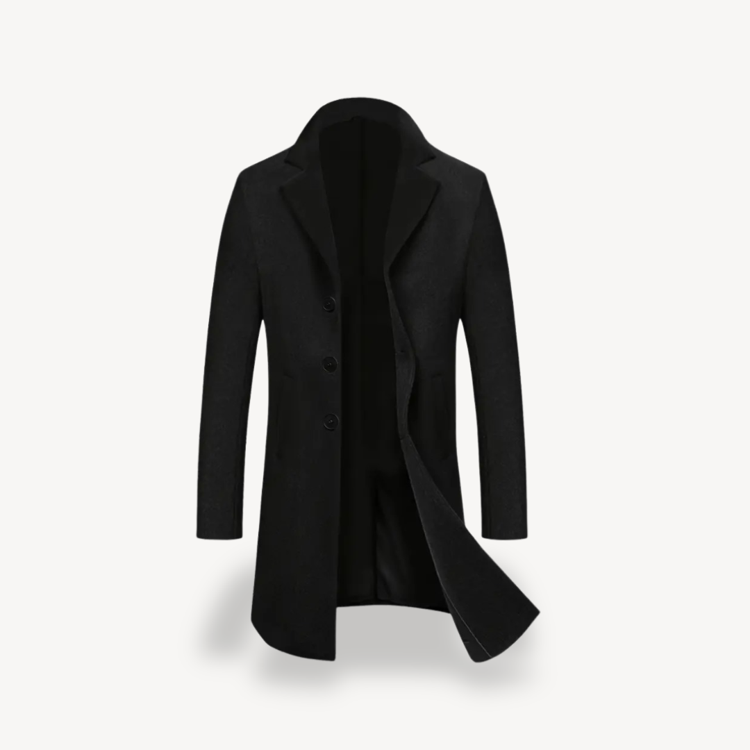 Men’s Classic Overcoat | Structured Design
