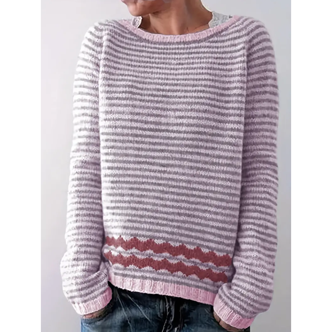 Women’s Cozy Striped Jumper | Long Sleeve