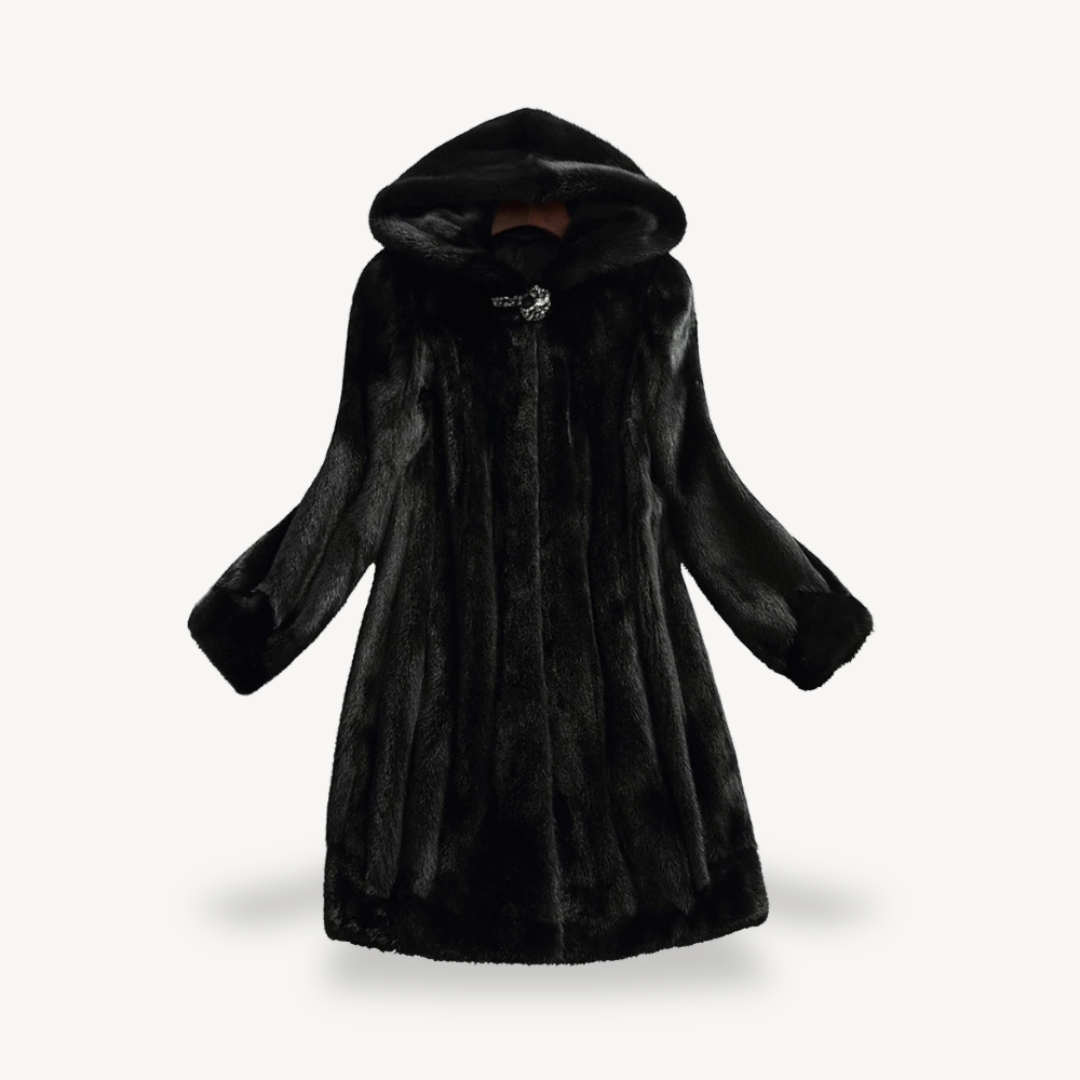 Women’s Stylish Hooded Fur Jacket | Winter