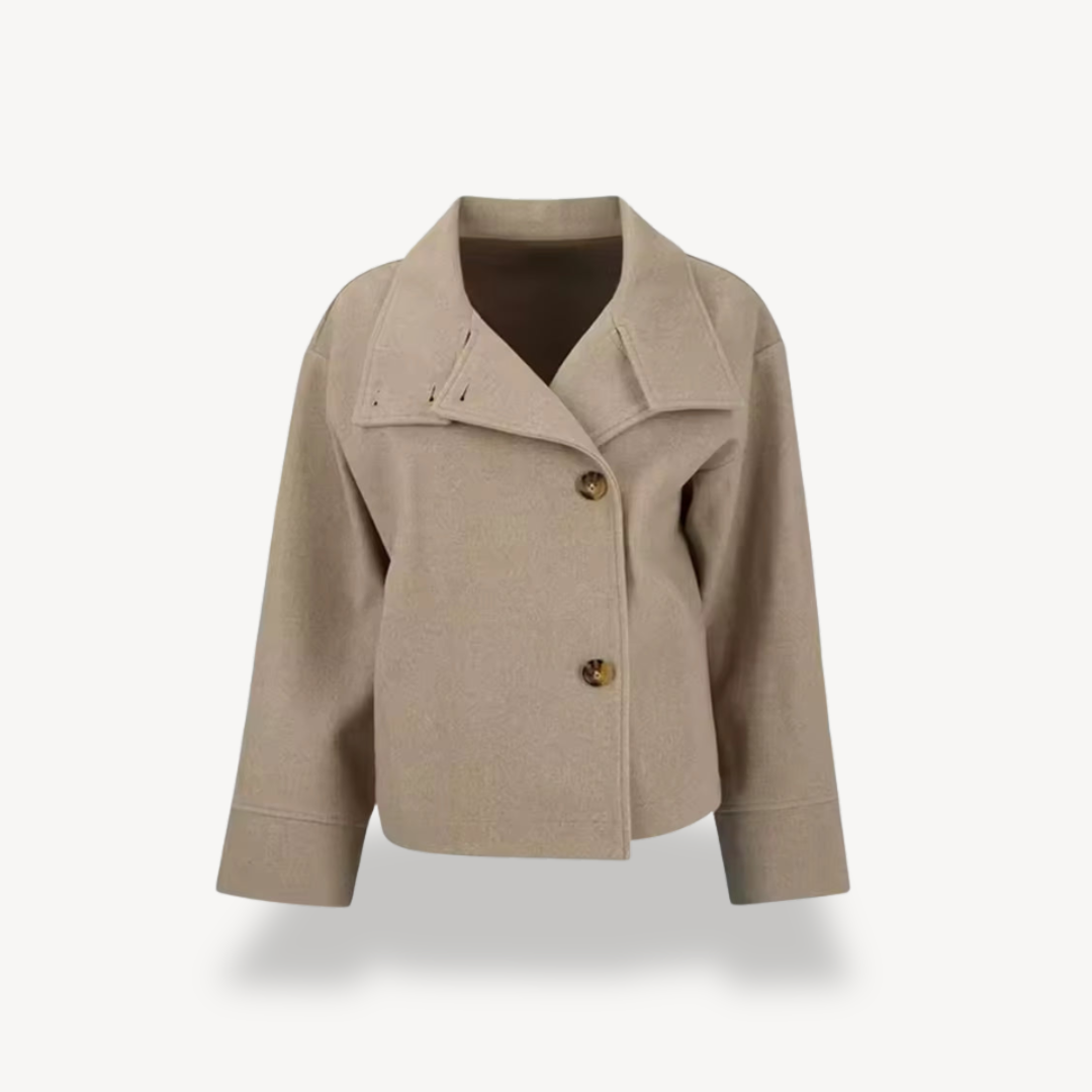Women’s Stylish Winter Coat | Button Closure