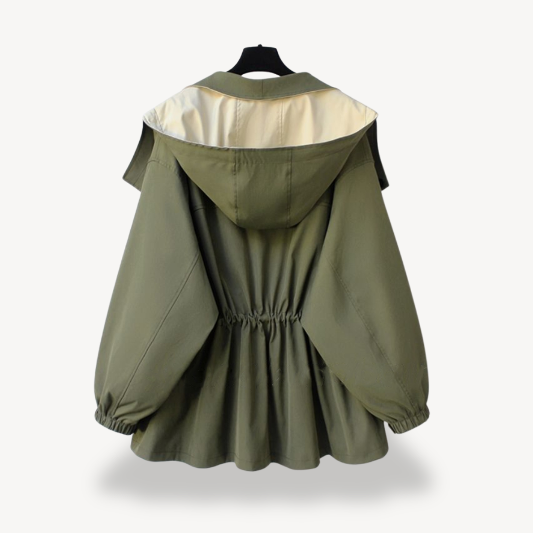 Women’s Colorblock Trench Coat | Stylish Winter Outerwear