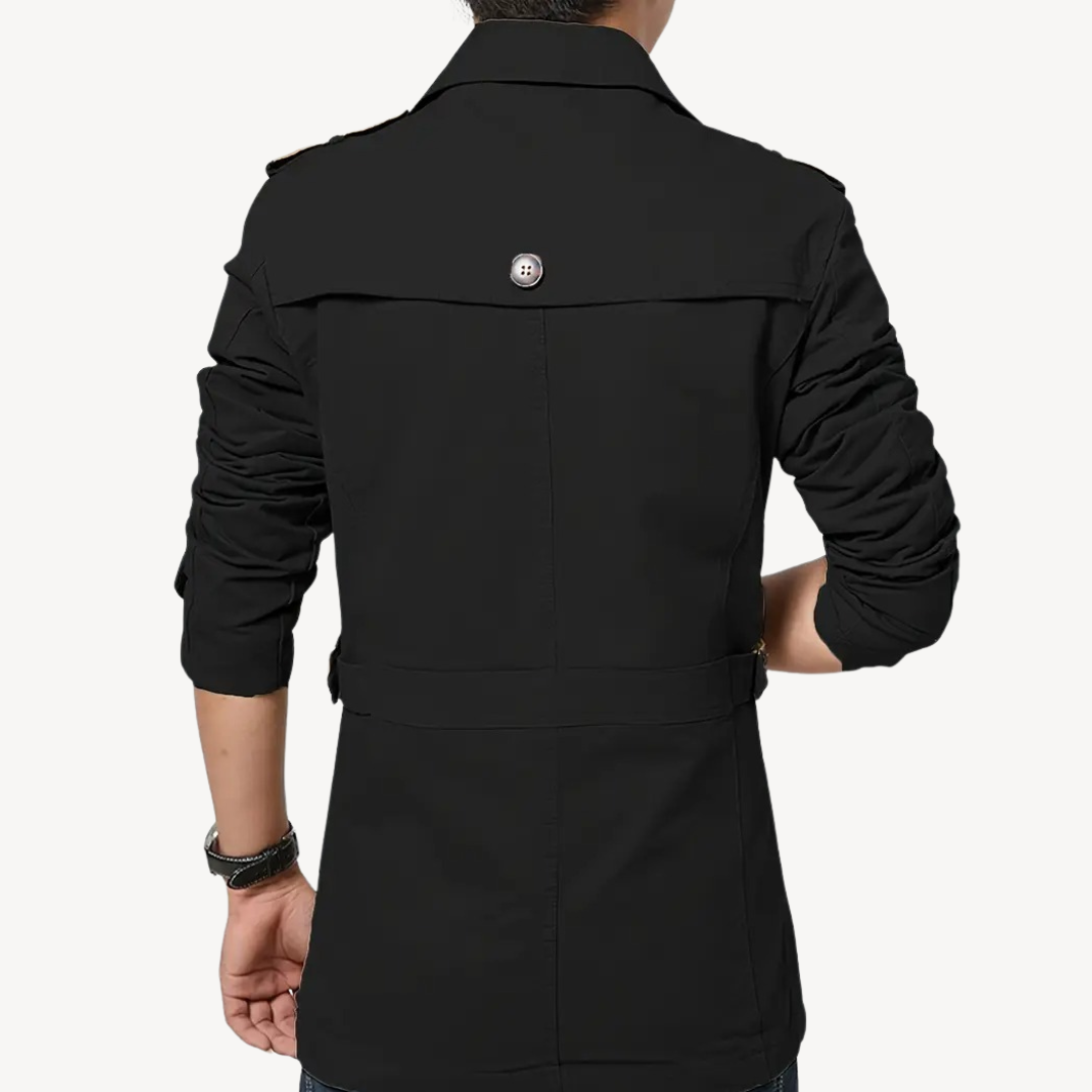 Men’s Classic Trench Coat | Tailored Design