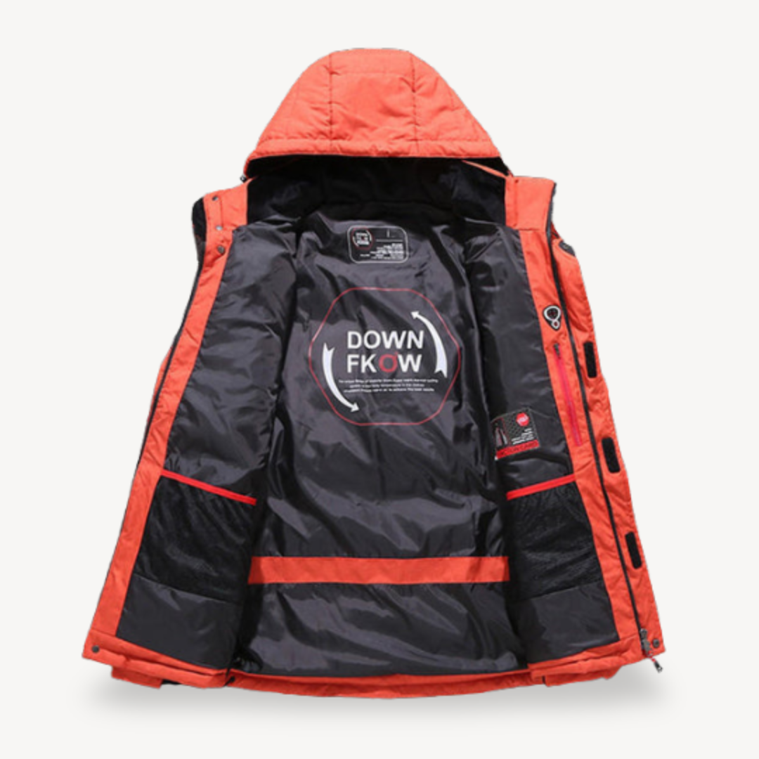 Men's Stylish Puffer Jacket with Hood | Trendy