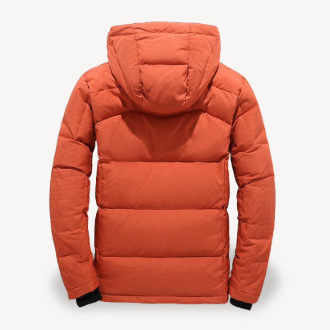 Men's Stylish Puffer Jacket with Hood | Trendy