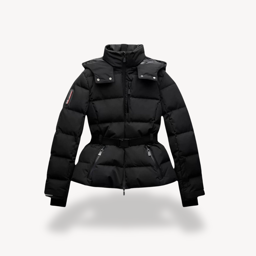 Women’s Stylish Down Puffer Jacket | Belted