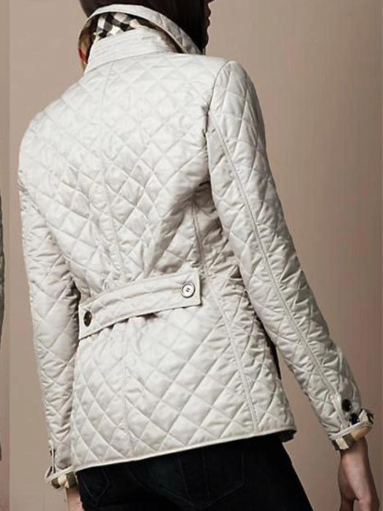 Women’s Casual Quilted Jacket with Turned-Down Collar | Stylish Outerwear
