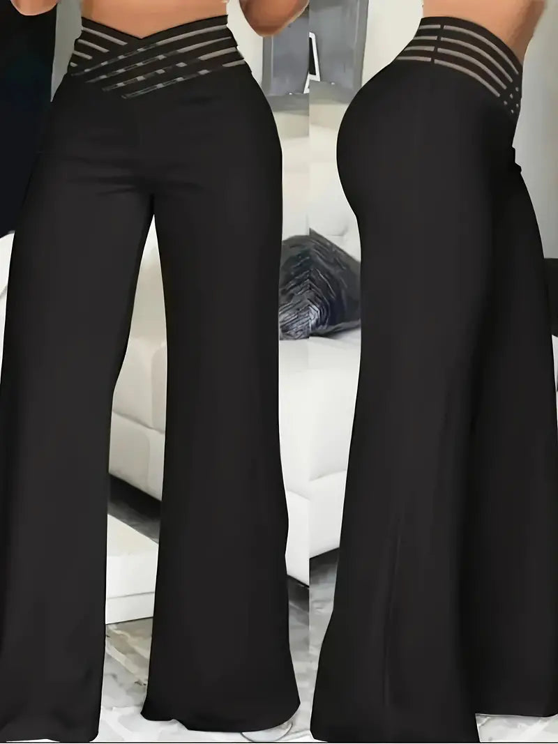 Women’s Stylish Wide Leg Trousers | High-Waist Silhouette