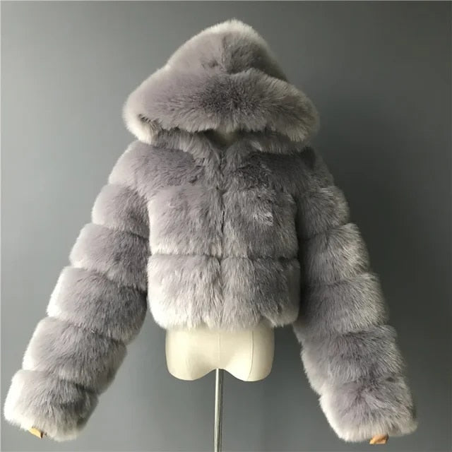 Women’s Stylish Fur Jacket | Chic