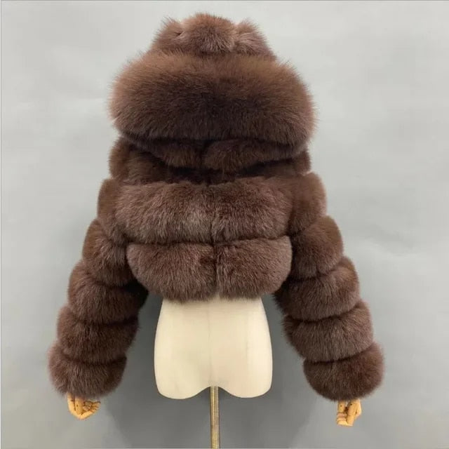 Women’s Stylish Fur Jacket | Chic