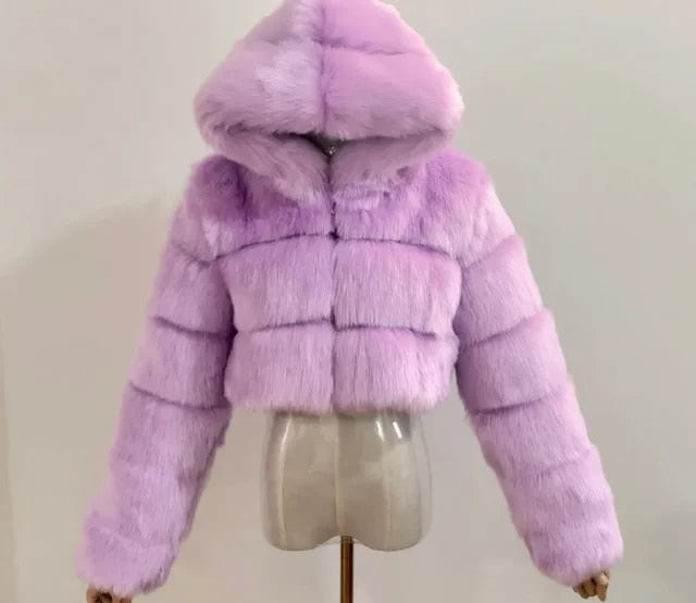 Women’s Stylish Fur Jacket | Chic