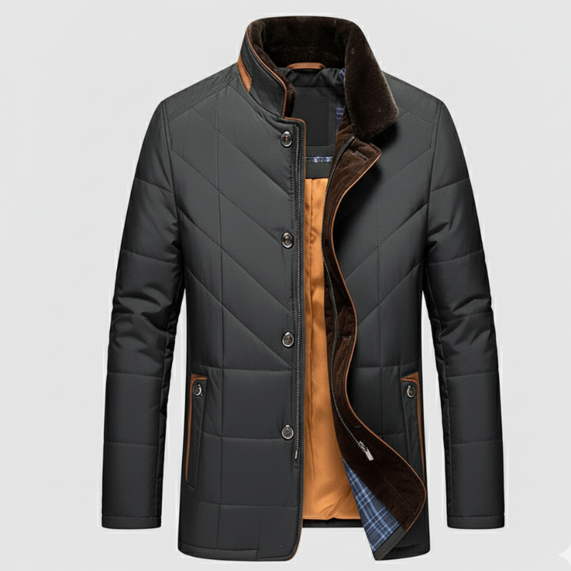 Men’s Winter Jacket | Tailored Quilted Style